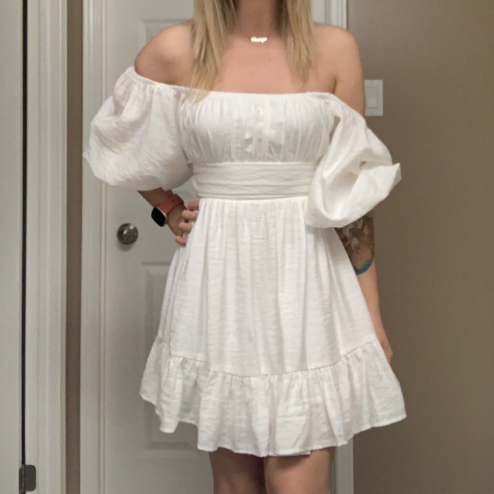Saints + Secrets white dress